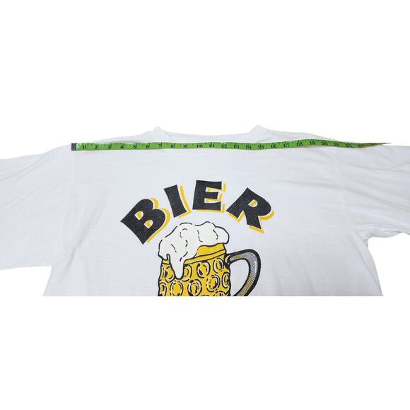 Vintage "Bier" Formed this beautiful Body T Shirt Men's Large See measurements - Picture 3 of 6